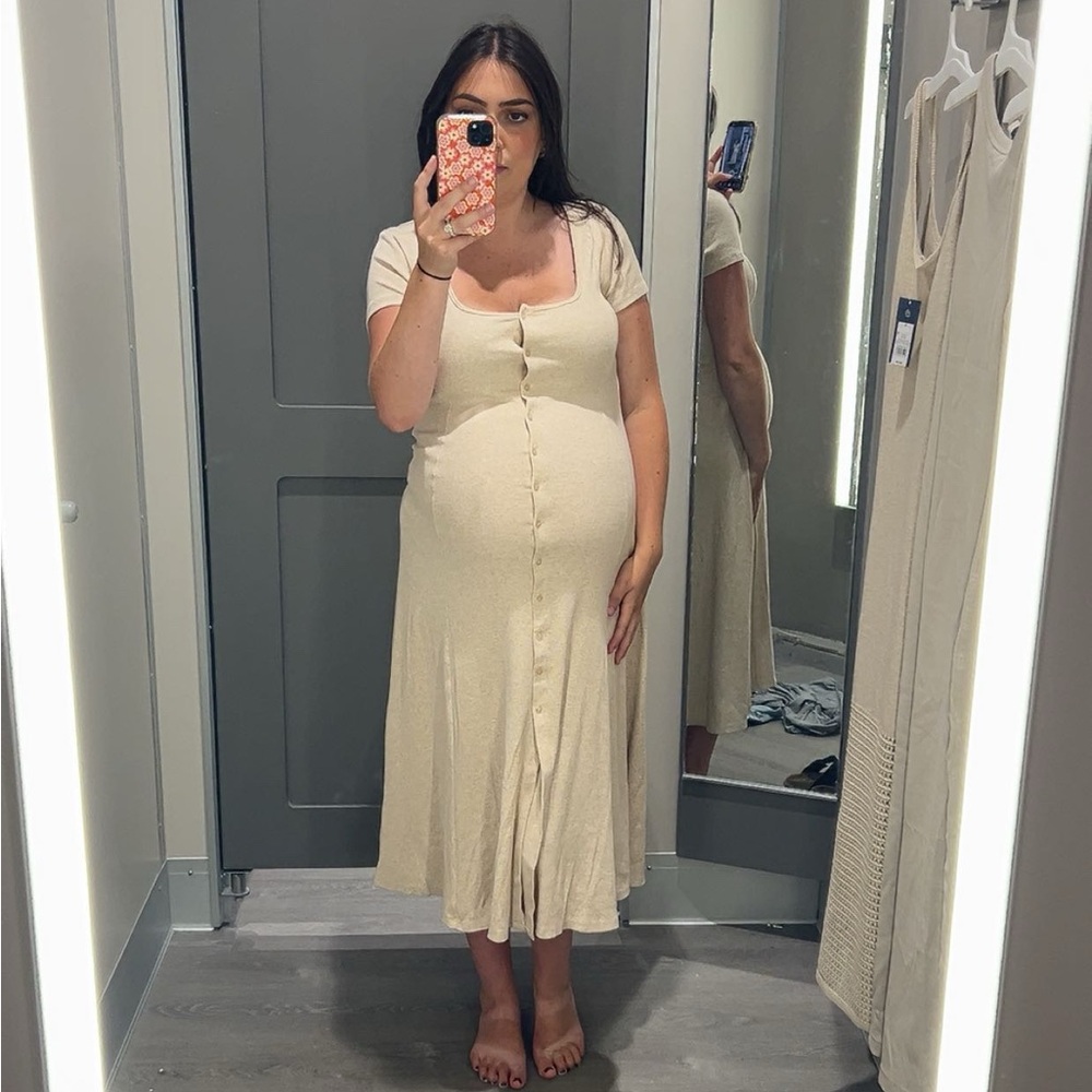 Cream Target Dress - Picture 3 of 4